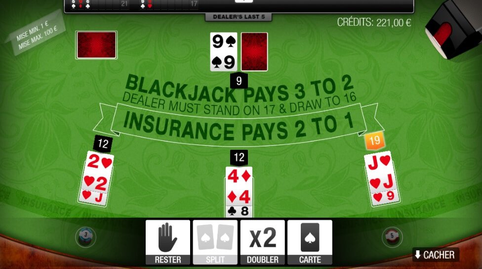 blackjack en ligne